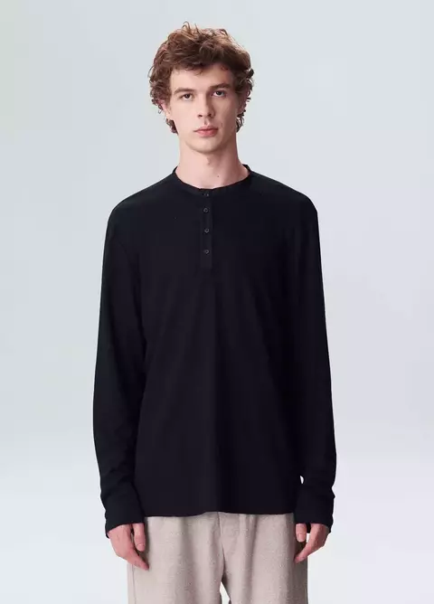 CAMISETA BATA VISUAL LINEN YOKE OSKLEN - comprar online