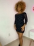 Vestido Preto Manga Longa - comprar online