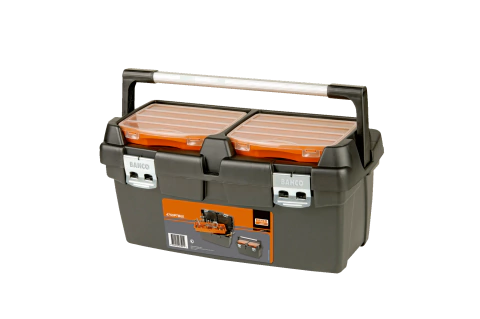 CAJA DE HERRAMIENTAS PLASTICA RESISTENTE 600MM 37 L