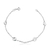 Pulseira Feminina Corações Prata 925 - comprar online