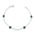 Pulseira Feminina Corações Prata 925