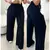 Calça Pantalona Feminina com Cintura Alta e Bolsos – Conforto e Elegância - loja online