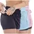 Imagem do Shorts Feminino 2 Em 1 Duplo Academia Treino Bolso Interno Celular