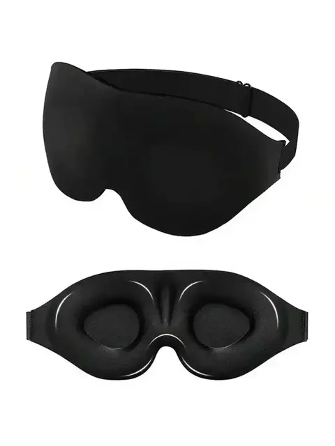 Máscara para dormir 3D, 100% blackout - comprar online