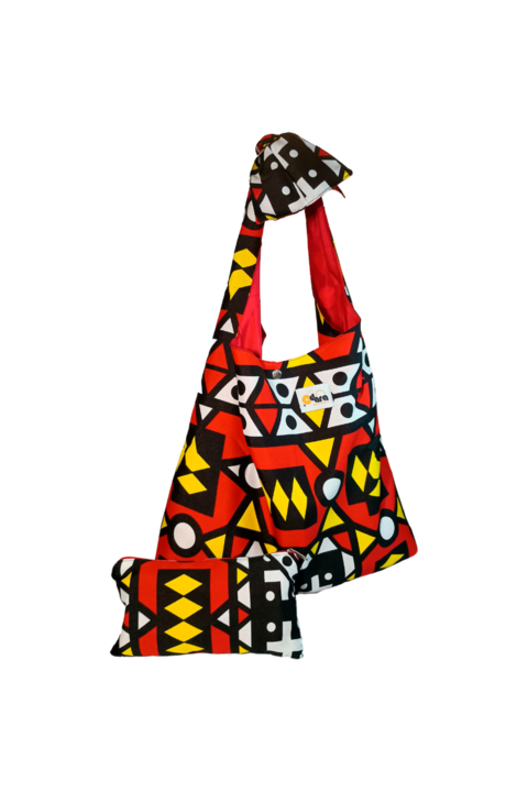 Bolsa Okun Amarelo com Vermelho - comprar online