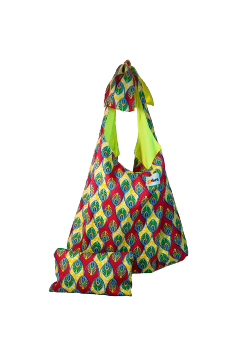 Bolsa Okun Azul com Verde - comprar online