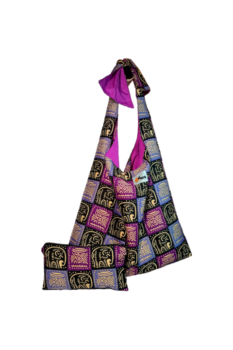 Bolsa Okun Roxo com Lilás - comprar online