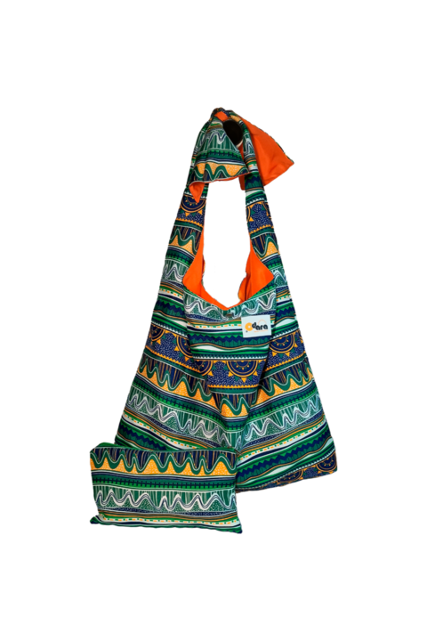 Bolsa Okun Verde com Laranja - comprar online