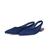 Slingback Tramada Julia Bico Fino Valentina Flats Azul na internet