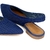 Slingback Tramada Julia Bico Fino Valentina Flats Azul - La Belle Femme