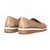 Sapato Oxford em Couro Bege - La Belle Femme