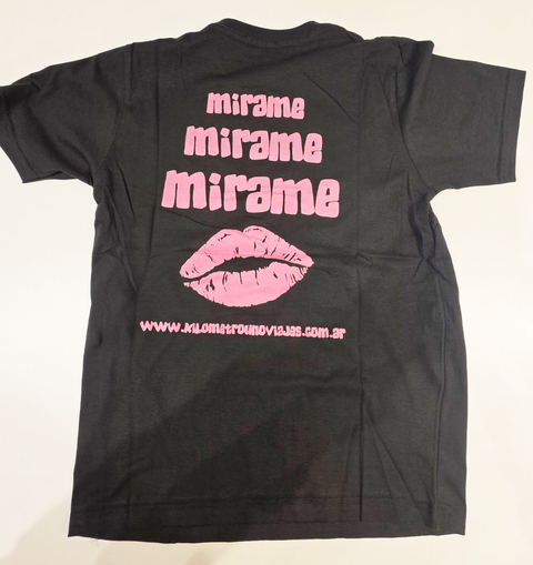 Remera “Mirame, mirame, mirame” - Negra - comprar online