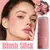 3 em 1 monocromático blush bochecha lábio matizado durável fosco natural roug