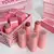 3 em 1 monocromático blush bochecha lábio matizado durável fosco natural roug - MultiformeStore