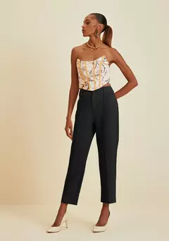 Calça Preta Alfaiataria MR