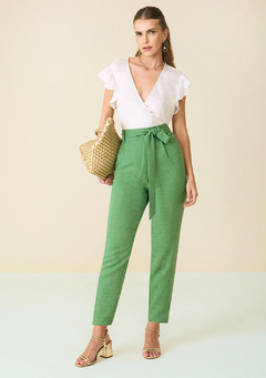Calça Cenoura Verde MV na internet