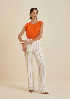 Blusa Laranja Viscose