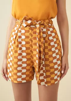 Imagem do Shorts Reto Com Faixa