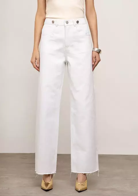 Calça Wide Branca IO