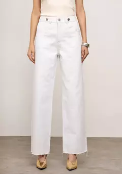 Calça Wide Branca IO - LaTrovo 