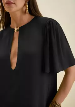 Blusa MR Solta Decote Careca - comprar online