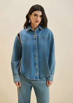 Imagem do Camisa Jeans Morena Rosa