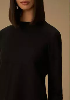 Blusa Preta Moletinho MV - LaTrovo 