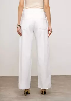 Calça Wide Branca IO - loja online