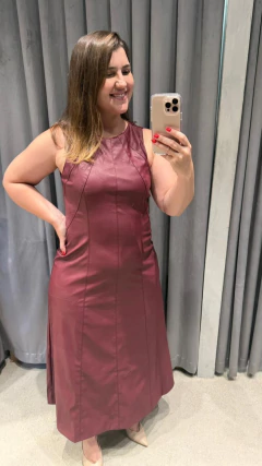 Vestido Cristina Leather - loja online