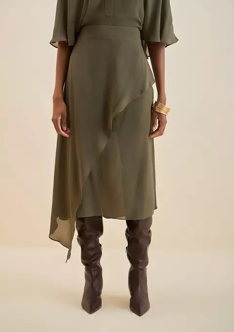 Saia MR Verde Olivia Ponta