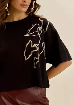 Imagem do Blusa MR Solta Preto