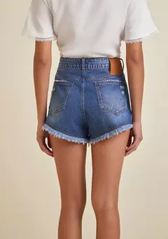 Shorts Jeans MR Barra Desfiada na internet