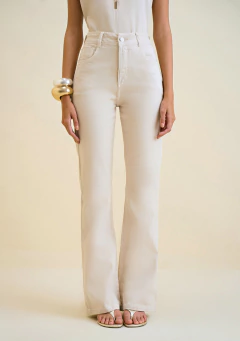 Calça Boot Cut Khaki MR