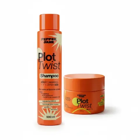 Kit Plot Twist Pepper Jane Shampoo 500ml e Máscara 300g