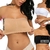 Sutiã Top Feminino Sem Alças Liso Bojo Removível Plus Size na internet