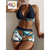 Conjunto De Biquíni Com Laço Sexy e Confortável Para Mulheres - comprar online