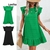 Vestido Elegante Mini Com Bainha e Babados Para Mulheres