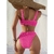 Conjunto de Banho Feminino Biquíni Sexy Textualizado Confortável