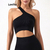 Sutiã Top Esportivo Feminino Liso Assimétrico com Ombro de Fora - comprar online