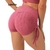 Shorts Calcinha Esportivos De Tecido Com Textura De Cordão Para Mulheres - comprar online