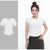 Blusa Casual Feminina de Algodão Lisa Alinhada - comprar online