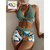 Conjunto De Biquíni Com Laço Sexy e Confortável Para Mulheres