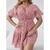Vestido Feminino Curto Plus Size Transpassado Gola V Evasê - Amor ao Sol Moda