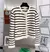 Cardigan LEKA de malha listrado feminino primavera outono