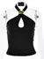 Blusa feminina elegante com decote cruzado - LEKA