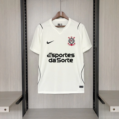 Camisa Corinthians 2026 Home (Com Patrocínio) - (Torcedor)