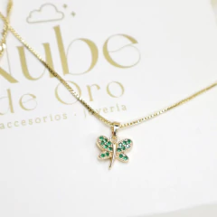 CADENA MINI MARIPOSA VERDE - comprar en línea