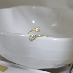ANILLO NUDILLO DOBLE GOTA - comprar en línea