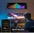 Painel de pixel de matriz led usb 5v flexível endereçável padrão rgb