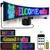 Painel de pixel de matriz led usb 5v flexível endereçável padrão rgb